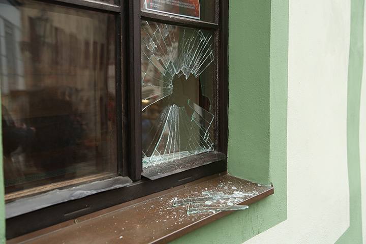 A2B Glass are able to board up broken windows while they are being repaired in Kentish Town.